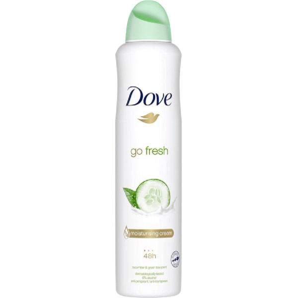 اسپری ضد تعریق زنانه داو رایحه خیار و چای سبز سری go fresh حجم 250 میل کد_8_39